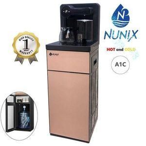 Nunix  bottom loading hot and cold water dispenser with coffee maker and remote control