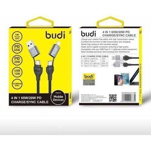 4-in-1 65W/20W PD Charge/Sync Cables DC225CL10B