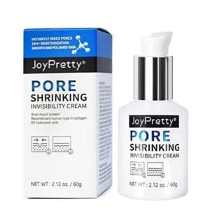 Joy Shrinking Invisibility Cream Instantly Pore Minimizer Smooth Skin with Snail Mucin Oil Control Firming Tightening Pores Moisturizing Lightens Fine Lines Conceals Pores Cream