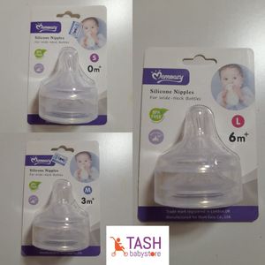 Momeasy Feeding Bottle Spare Teats Silicone Nipples 0M Best