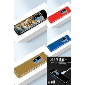 New USB Electric Lighter Rechargeable Turbo Lighter with Luxury