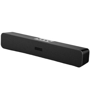 Wireless Bluetooth 5.0 Soundbar Speaker with Dual Drivers, Supports TF Card & USB Drive Input, Compatible with TV, Laptop, and Home Entertainment