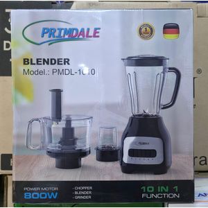 Primdale Blender 10 in 1 PMDL 1010 –800W Multifunctional Set