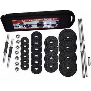 50kg Adjustable Dumbbells Set Home Weight Lifting Professional Dumbbells for Body Workout Home Gym Fitness with Carry Case