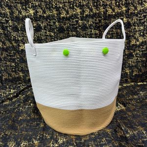 Non woven storage basket with handles 