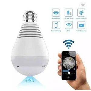 v380 WIfi  bulb light with  wireless panoramic IP camera,360 Degree view 960p HD