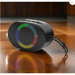 TWS Bluetooth High Bass Speaker, Portable Wireless Stereo Sound Sub Woofer, IPX6 Waterproof, LED Light, Speakers For Outdoor Or Indoors Activities With TF, USB, LED Functionality