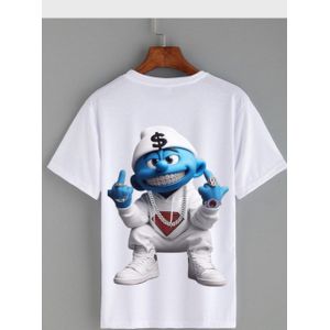 3D T-shirt black printed-front printed-mjbrands