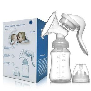 Manual breast pump, dual-purpose for bottle and breast milk storage cup, preferred for breastfeeding mothers