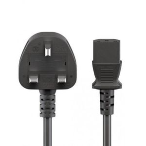 IEC-G to C13 AC Power Plug Cable