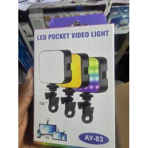 AY-83 LED RGB Slim Pocket Light – High-Power Video Fill Lamp for Outdoor and Indoor Content Shooting