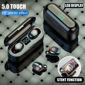 Generic Wireless Bluetooth Headset With Battery Display