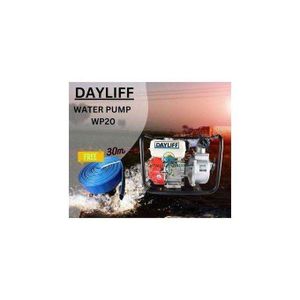 Dayliff 2 Inch Petrol Driven Water Pump With Free Canvas 30M Delivery Pipe - WHITE
