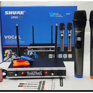 Shure Microphone.  UR8D wireless microphone system...