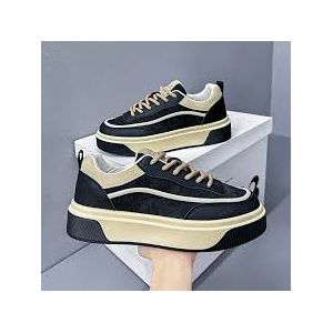 2025 Men's Sporty  High Top Sneakers Black-EU 42