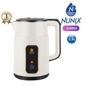 Nunix 2.5ltrs Stainless Steel Electric Kettle , Automatic Hot Water Boiler Or Heater Jug Auto Shutoff SJN001