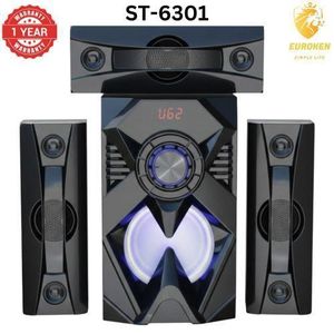Sinatech ST-6301 3.1 CH High Quality Woofer System - 20,000W PMPO Home Theater - Bluetooth Speaker with Super Bass & FM Radio