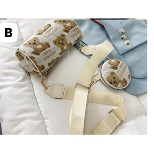 Mini Round Houndstooth Cross Body bag with Coin purse