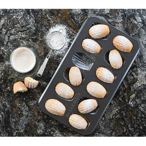 12 slots nonstick Cookie madeleines baking tin