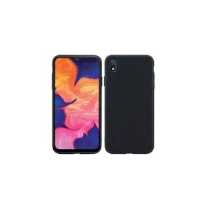 Silicone Back Cover for Samsung Galaxy A10 - Black, anti-fingerprint, anti-scratch, durable silicone case
