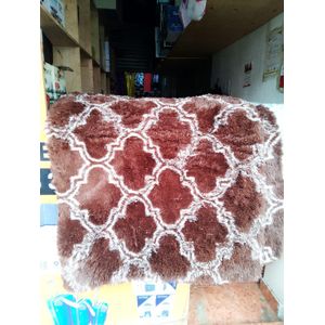 7 By 10 Soft Fluffy Patched Carpets Non-slip Rugs Floor Mat