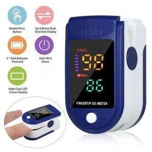 Digital Medical Fingertip Pulse Oximeter Blood Oxygen Sensor Saturation Mini SpO2 Oxygenation Monitor PR Pulse Rate Measurement Meter for Home Sports Travel