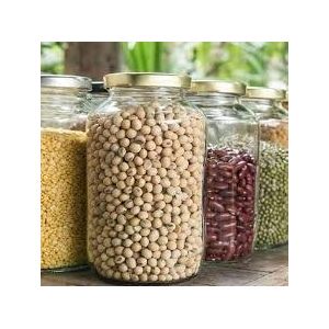 2000Ml Glass Jars With Airtight For Canning Glass Canning Jars For Pickling, Jam, Jelly, Overnight Oats, Yogurt, Chia Pudding, Salad, Desert, DIY Candles-Gold or black lids