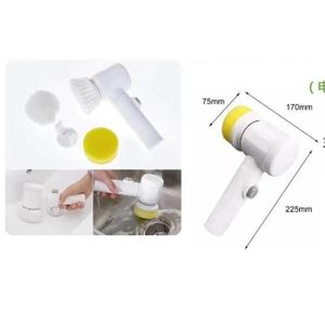 Rechargeable Magic Cleaning Brush With Sponge Brush Polisher