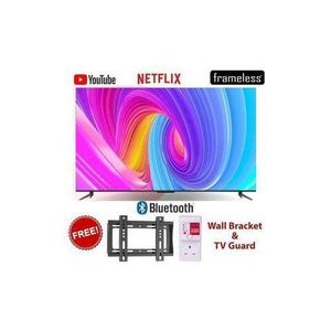 Solarmax 32 INCHES QLED NETFLIX,DECODER,BLUETOOTH-ENABLED+WI-FI+Power Guard+BRACKET
