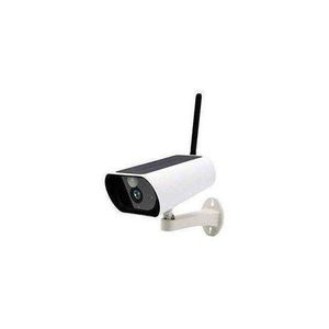 Solar Powered Dome Camera - 720p HD, Wireless, White, Waterproof, 2mm Lens