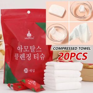 20-Piece Portable Disposable Compressed Towel Set