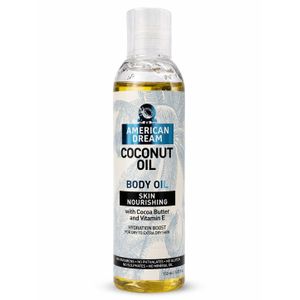 American Dream Coconut Oil Body Oil – Skin Nourishing with Cocoa Butter & Vitamin E