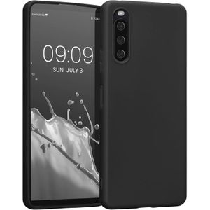 Case Compatible with Sony Xperia L4 Case Shockproof silicone Soft Flexible Gel Protective Phone Cover with Anti-Scratch & Military-Grade Anti-Drop (Black)