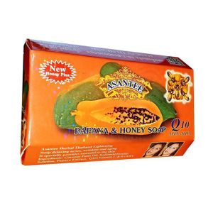 Asantee PAPAYA & HONEY lightening herbal soap