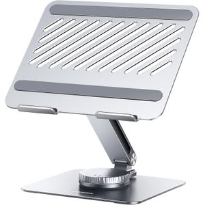 Ugreen 360° Adjustable Laptop Stand Foldable - Rotating Computer Riser Portable Home Office Desk Computer Stand Holder MacBook Pro/Air, Dell XPS, HP, Lenovo More 10-17.3" Notebook Stand (Silver) - LP592