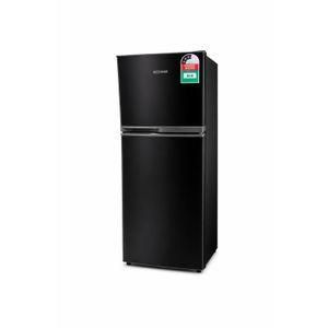 Ecomax  Fridge Double Door 138l Refrigerator Bd-138 - Black