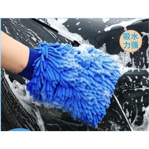 House Cleaning and Car Wash Mitts, Home Dusting Microfiber Gloves, Washing Clean Polish Faster