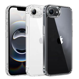 Apple iPhone 16E Crystal Clear Case – Anti-Yellow, Slim Fit, Shockproof Transparent Protective Cover
