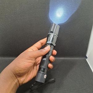 Multi-Purpose Tactical LED Flashlight with Laser Torch
