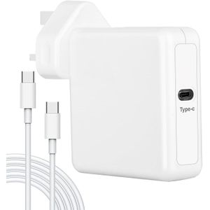 Apple MacBook 61W USB-C Charger Original Type-C Power Adapter + Cable Fast Charging MacBook