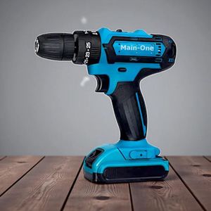 Main-one Heavy Duty High-Quality Body Construction 48V Two Rechargeable Batteries Brushless Multifunctional Professional Cordless Drill With Drilling And Impact Functions