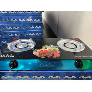  COOK IN STYLE – OLELON 2-BURNER GLASS TOP COOKER 