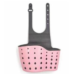 Kitchen Sink Caddy Sponge Holder - Adjustable Hanging Organizer & Drainer for Faucet