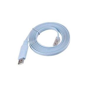 White USB Console Cable 1.8m RJ45 to USB - FTDI Chip, Plug and Play