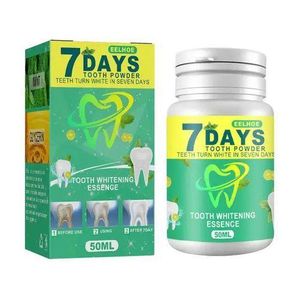 Eelhoe Teeth Whitening Powder 7 Days Clean Oral Hygiene Whiten Teeth Remove Plaque Stains Fresh Breath