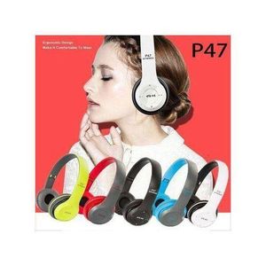 P47 Wireless Stereo Bass Bluetooth Headphone Sports Foldable Headset With TF Micro for IOS Android