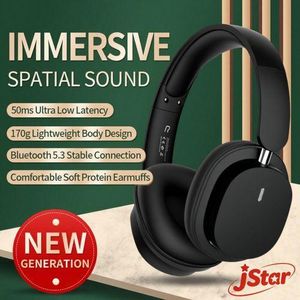 2026 New Launch SY-T2 Over-Ear Headphones Dual-Mic Noise Reduction Bluetooth 5.4 Immersive Spatial Sound Dual Connection, Supports TF card for Phones & PC