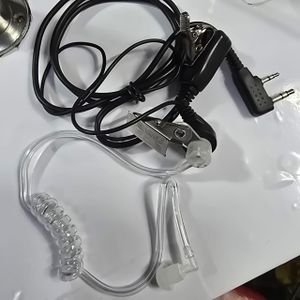 Clear Tube Security Earpiece with PTT for Baofeng UV-5R BF-888S Two-Way Radio Walkie Talkies