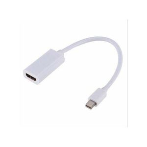 Mini DisplayPort To HDMI Adapter Mini DP Male To HDMI Female Thunderbolt 2.0 To HDMI Adapter For Apple MacBook Pro Air, Micro.soft Surface Pro 4 Pro 3, Google Chromebook, Monitor, Projector Etc.(White)