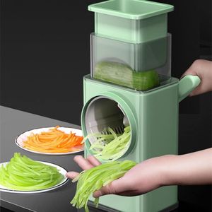 Cutter Slicer Multifunctional Manual Veggie Chopper Grater Square Green Cutter Potato Spiralizer Kitchen